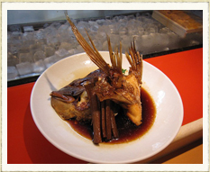 活鯛アラ炊き