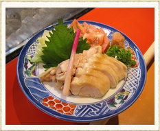 地鶏ポン酢